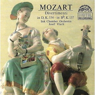 MOZART - Vlach - Divertimento n°17, pour quatuor à cordes et deux cors e